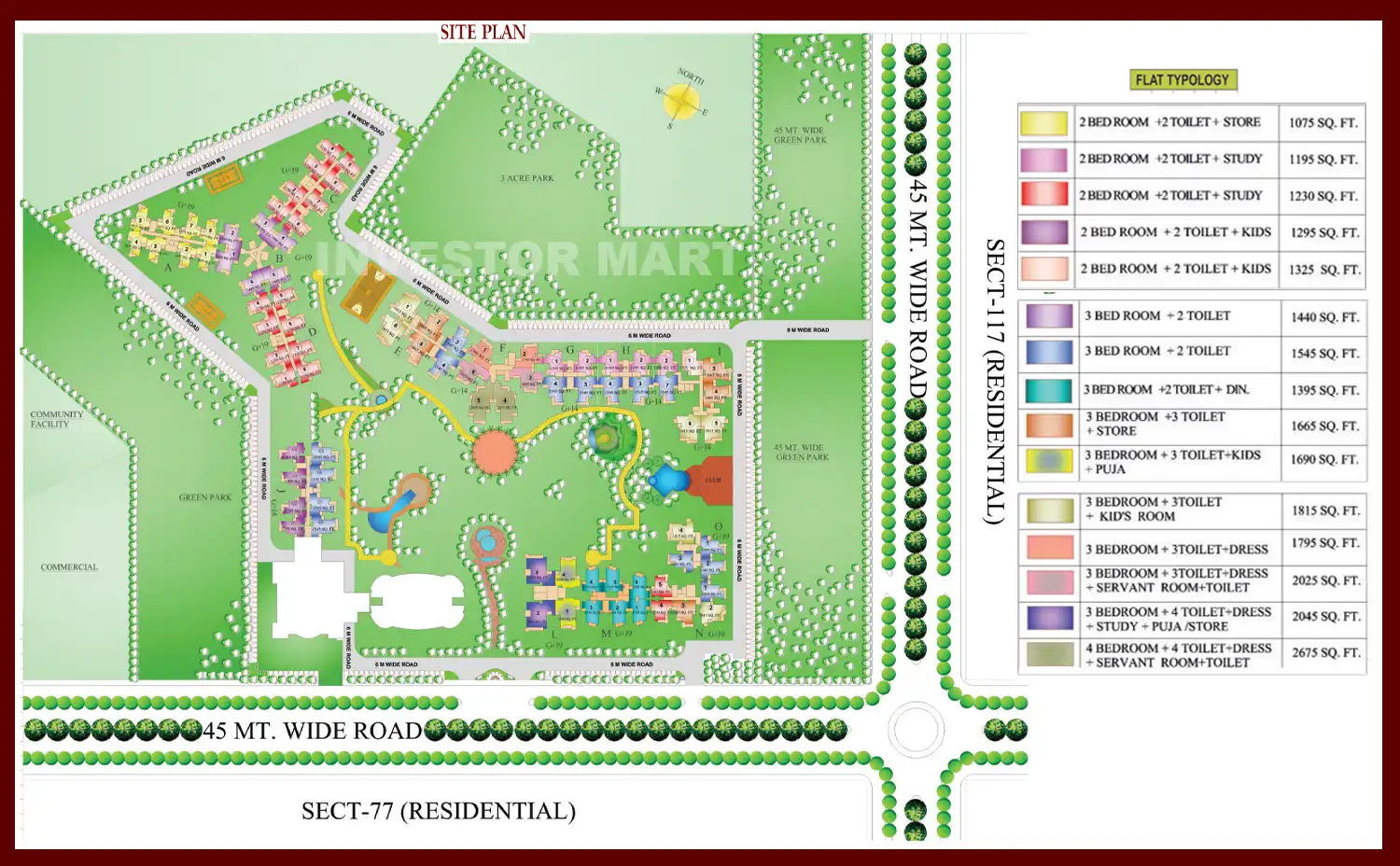 Grand Ajnara Heritage Site Plan